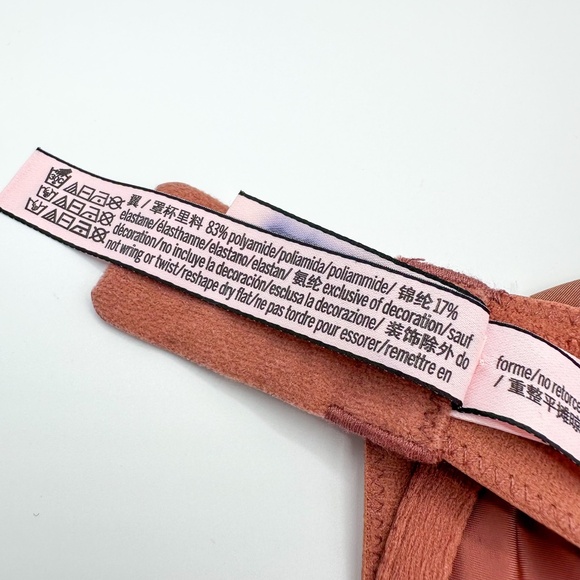 Victoria's Secret Brown & White Polka Dot Unlined Demi Bra - Picture 6 of 6